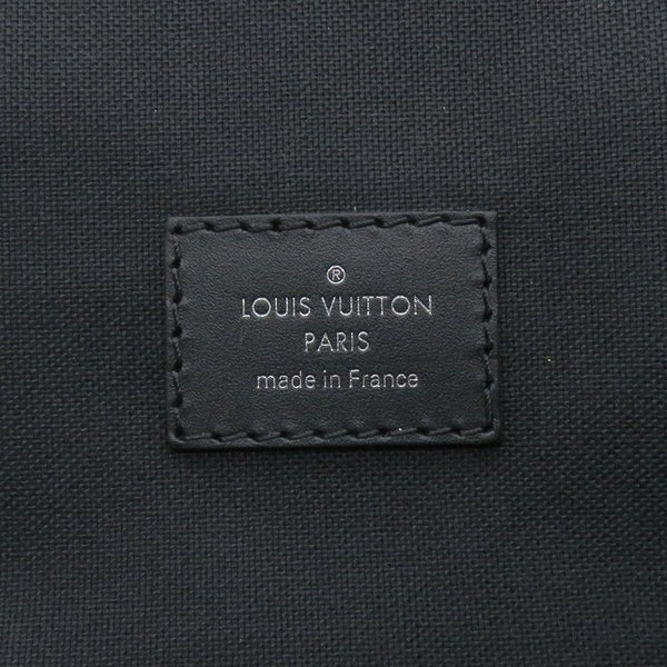 ルイヴィトン リュックサック モノグラム・マカサー クリストファーMM M43735 LOUIS VUITTON バックパック 黒 ブラック