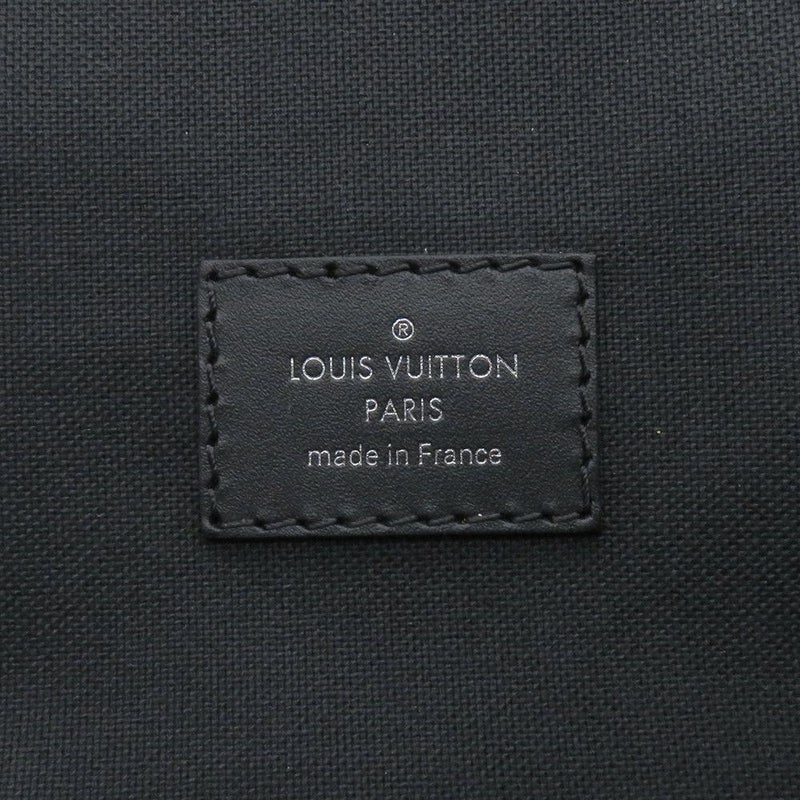 ルイヴィトン リュックサック モノグラム・マカサー クリストファーMM M43735 LOUIS VUITTON バックパック 黒 ブラック