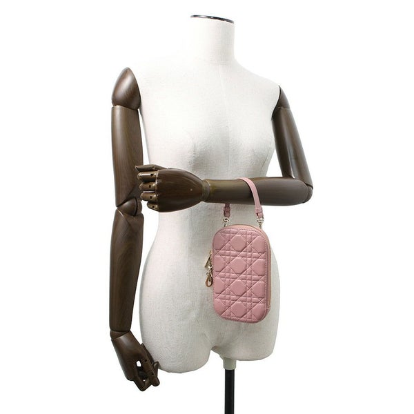 クリスチャン・ディオール スマホケース レディディオール フォンホルダー カナージュ ラムスキン S0872ONMJ