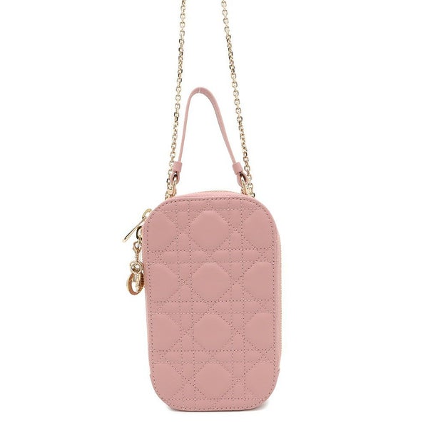 クリスチャン・ディオール スマホケース レディディオール フォンホルダー カナージュ ラムスキン S0872ONMJ