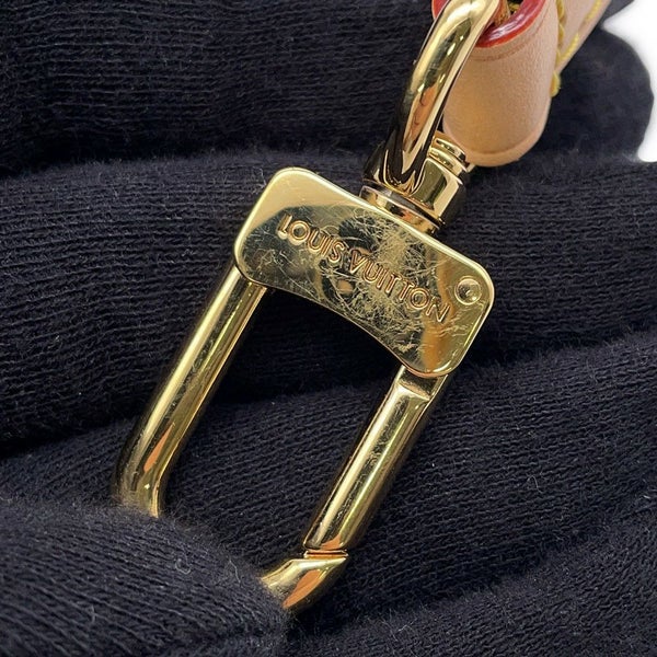 ルイヴィトン ショルダーストラップ モノグラム コインケース付き 幅4cm J02493 LOUIS VUITTON ヴィトン ポーチ付き 黒