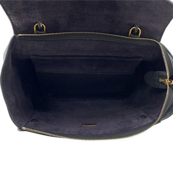 セリーヌ ハンドバッグ べルトバッグ ミニ レザー 176103ZVA CELINE 2wayショルダー 黒