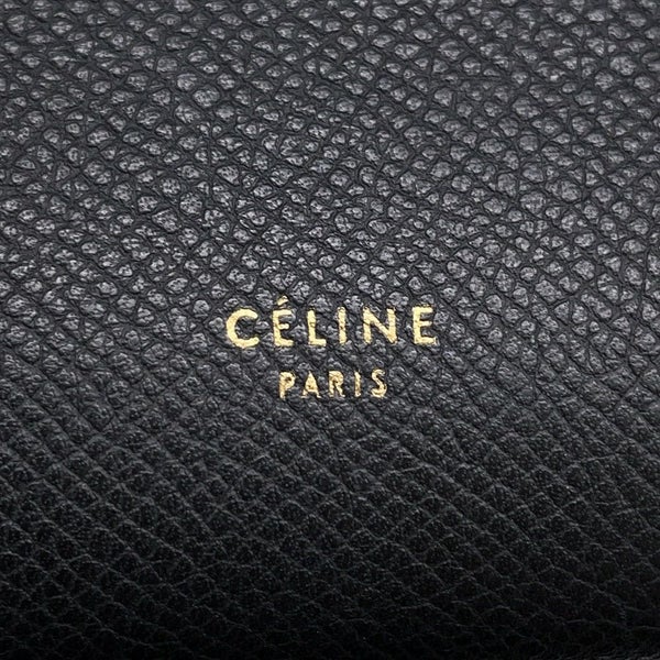 セリーヌ ハンドバッグ べルトバッグ ミニ レザー 176103ZVA CELINE 2wayショルダー 黒