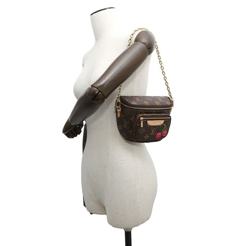ルイヴィトン ショルダーバッグ モノグラム LV × TM ミニ バムバッグ M13449 LOUIS VUITTON 村上隆  コラボ チェリー