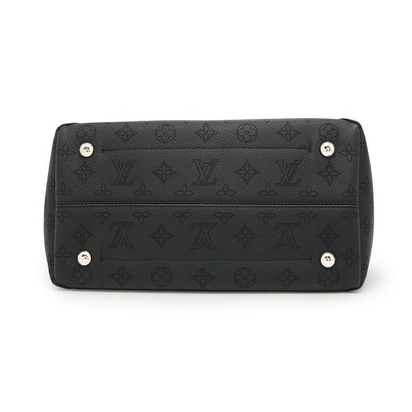 ルイヴィトン ハンドバッグ モノグラム・マヒナ ヒナMM M54354 LOUIS VUITTON 黒 ブラック