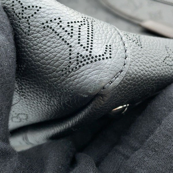 ルイヴィトン ハンドバッグ モノグラム・マヒナ ヒナMM M54354 LOUIS VUITTON 黒 ブラック