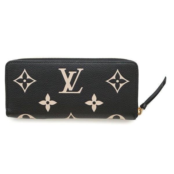 ルイヴィトン 長財布 モノグラム・アンプラント ポルトフォイユ・クレマンス M82338 LOUIS VUITTON 黒 ブラック