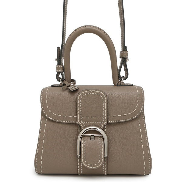 デルヴォー ハンドバッグ ブリヨン ミニ サーピケ レザー DELAA0406ADW0 Delvaux 2way デルボー