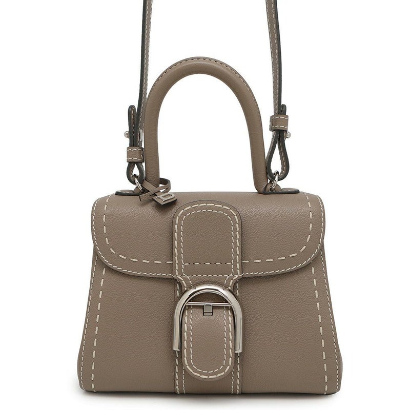 デルヴォー ハンドバッグ ブリヨン ミニ サーピケ レザー DELAA0406ADW0 Delvaux 2way デルボー
