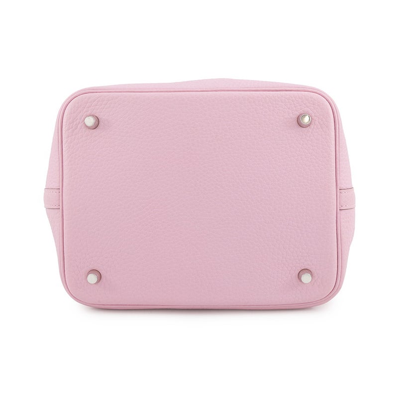エルメス ハンドバッグ ピコタンロックMM モーヴシルベストル/シルバー金具 トリヨンクレマンス Z刻印 HERMES トートバッグ