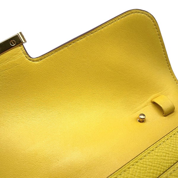 エルメス 長財布 コンスタンス トゥーゴー ロング ジョーヌナプル/ゴールド金具 エプソン W刻印 財布
