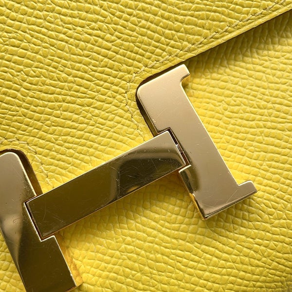 エルメス 長財布 コンスタンス トゥーゴー ロング ジョーヌナプル/ゴールド金具 エプソン W刻印 財布