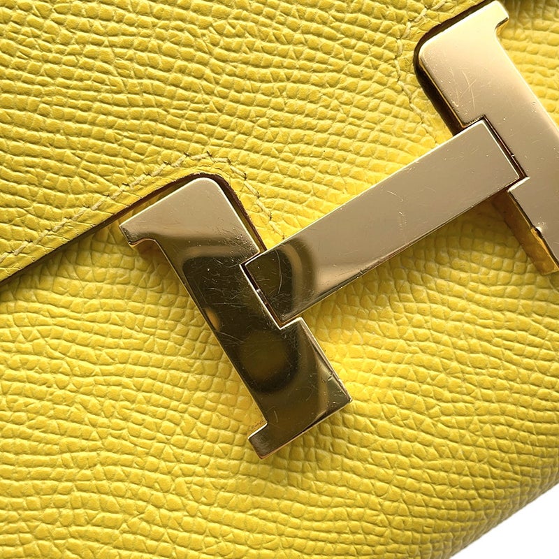 エルメス 長財布 コンスタンス トゥーゴー ロング ジョーヌナプル/ゴールド金具 エプソン W刻印 財布