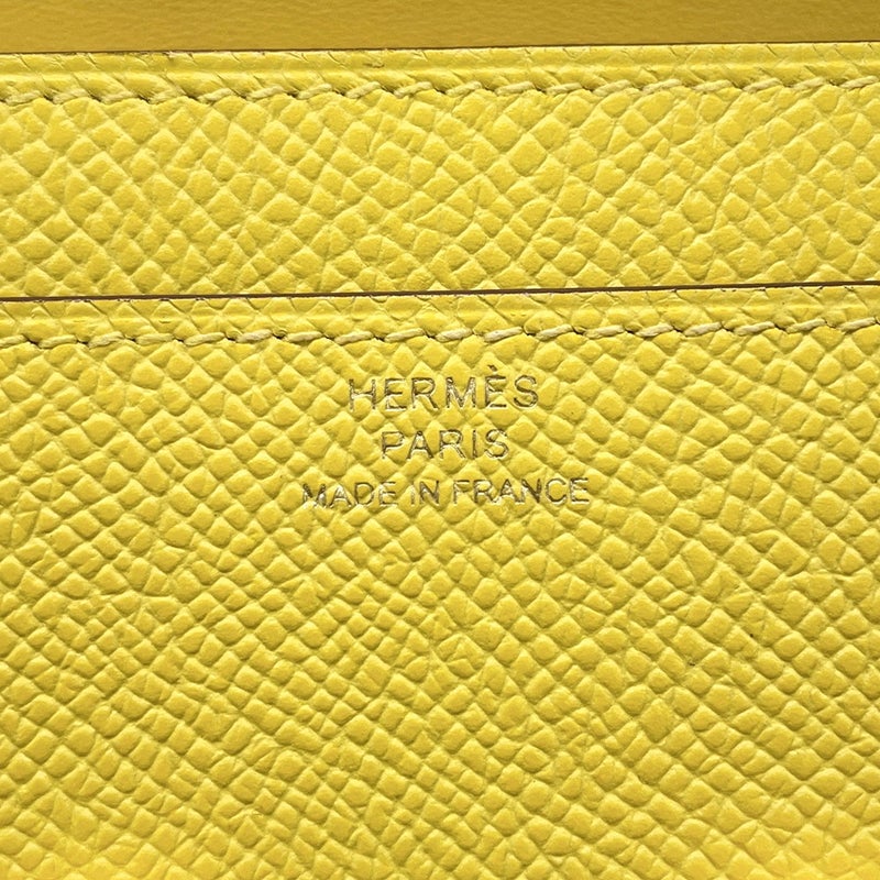 エルメス 長財布 コンスタンス トゥーゴー ロング ジョーヌナプル/ゴールド金具 エプソン W刻印 財布