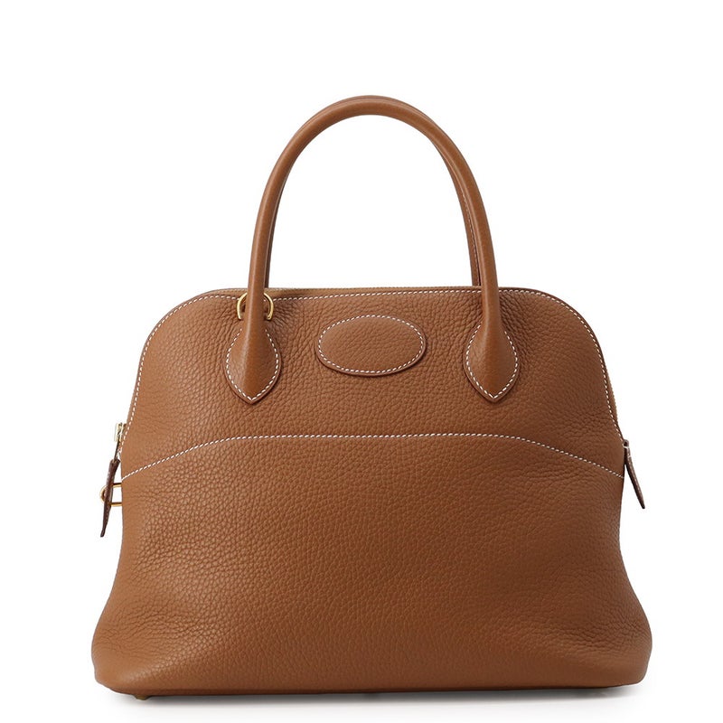 エルメス ハンドバッグ ボリード31 ゴールド/ゴールド金具 トリヨンクレマンス Z刻印 HERMES Bolide 2wayショルダーバッグ