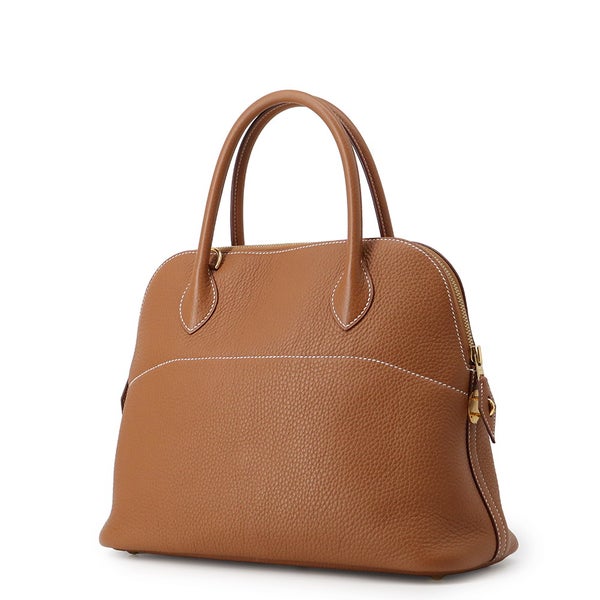 エルメス ハンドバッグ ボリード31 ゴールド/ゴールド金具 トリヨンクレマンス Z刻印 HERMES Bolide 2wayショルダーバッグ