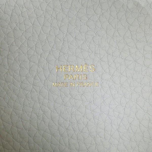エルメス ハンドバッグ ピコタンロックPM ブルーペール/ゴールド金具 トリヨンクレマンス B刻印 HERMES トートバッグ