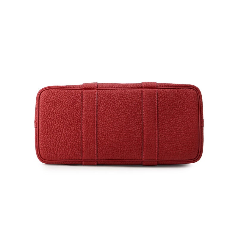 エルメス トートバッグ ガーデンパーティTPM ルージュピマン/シルバー金具 ネゴンダ G刻印
