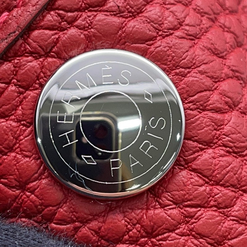 エルメス トートバッグ ガーデンパーティTPM ルージュピマン/シルバー金具 ネゴンダ G刻印