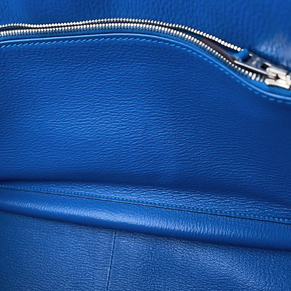 エルメス ショルダーバッグ ジプシエール34 ブルーイドラ/シルバー金具 トリヨンクレマンス □O刻印