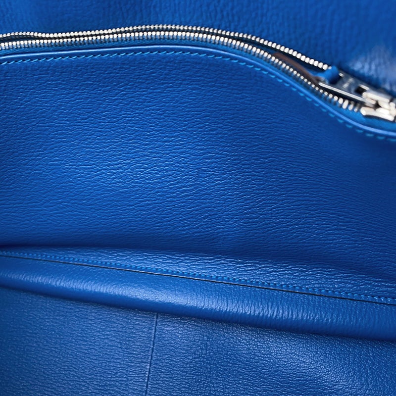 エルメス ショルダーバッグ ジプシエール34 ブルーイドラ/シルバー金具 トリヨンクレマンス □O刻印