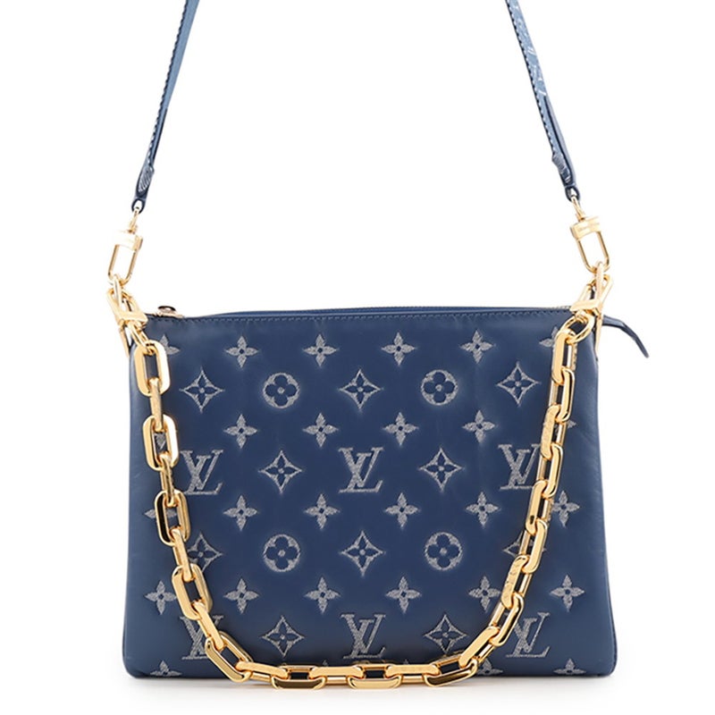 ルイヴィトン ショルダーバッグ モノグラム・パターン/ラムレザー クッサンPM M59392 LOUIS VUITTON 3way
