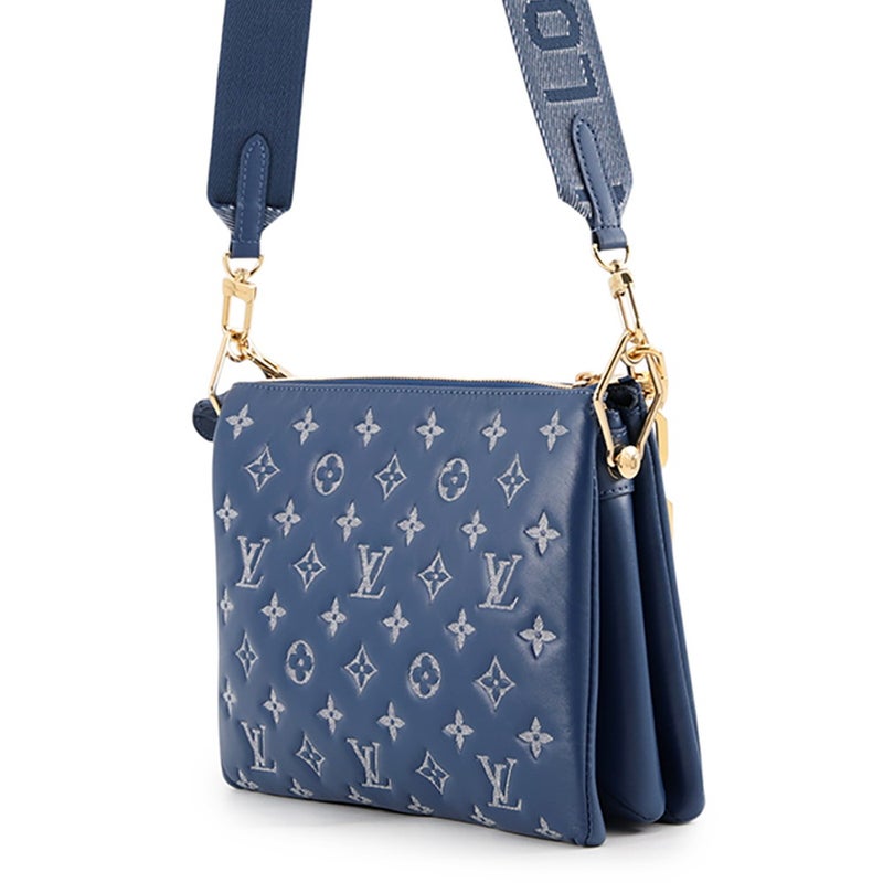 ルイヴィトン ショルダーバッグ モノグラム・パターン/ラムレザー クッサンPM M59392 LOUIS VUITTON 3way