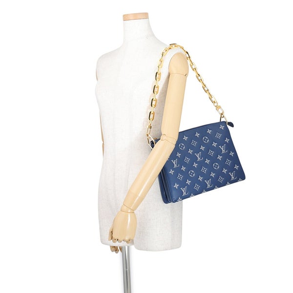 ルイヴィトン ショルダーバッグ モノグラム・パターン/ラムレザー クッサンPM M59392 LOUIS VUITTON 3way
