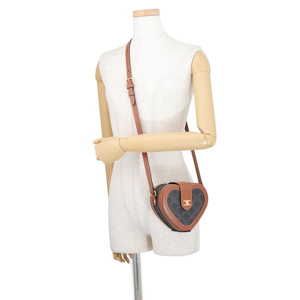 セリーヌ ショルダーバッグ トリオンフ ハート PVC/レザー 198212 CELINE バッグ