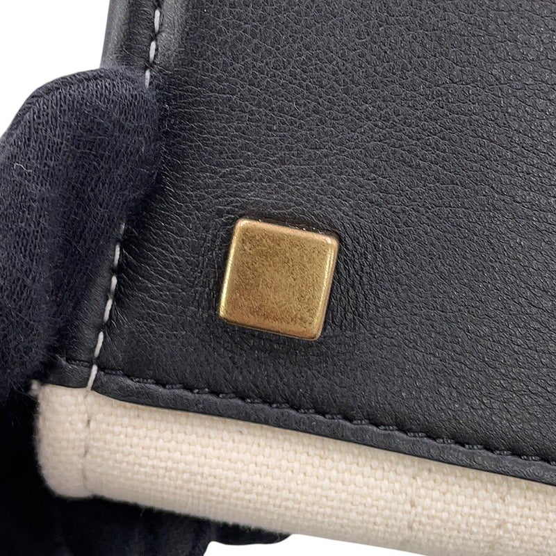 セリーヌ トートバッグ ラゲージ ファントム ミディアム キャンバス/レザー 169952 CELINE 黒