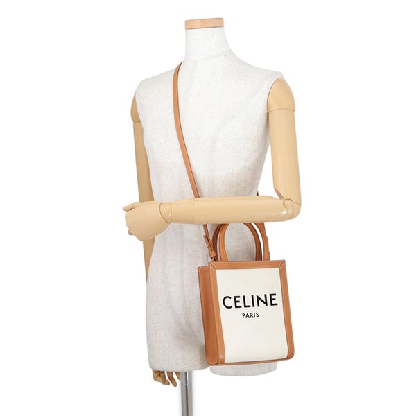 セリーヌ ハンドバッグ バーティカルカバ ミニ ロゴ 193302 CELINE 2wayショルダーバッグ
