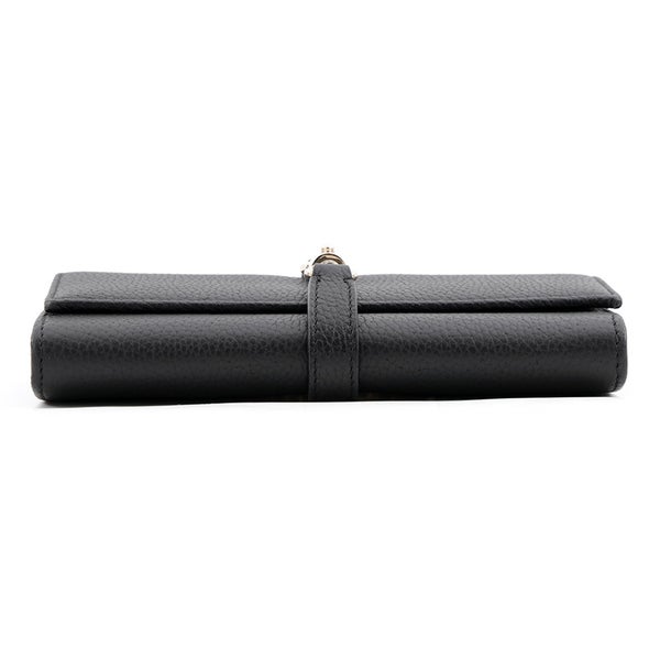 グッチ チェーンウォレット ジャッキー 1961 レザー 652681 GUCCI 財布 黒