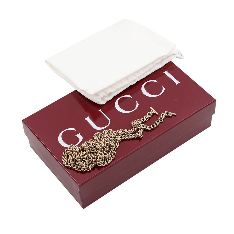 グッチ チェーンウォレット ジャッキー 1961 レザー 652681 GUCCI 財布 黒