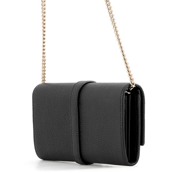 グッチ チェーンウォレット ジャッキー 1961 レザー 652681 GUCCI 財布 黒