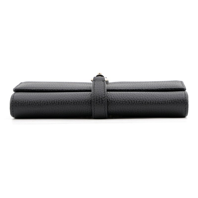 グッチ チェーンウォレット ジャッキー 1961 レザー 652681 GUCCI 財布 黒