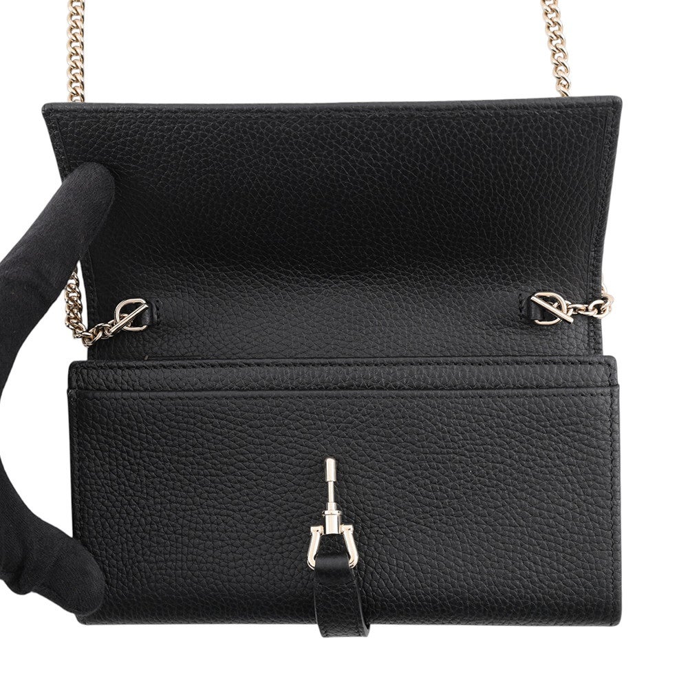 入手困難✨ グッチ GUCCI トムフォード期 ウォレットチェーン レザー 黒色 グッチ チェーンウォレット ジャッキー 1961 レザー 652681 GUCCI 財布