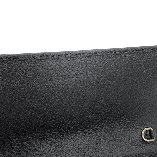 グッチ チェーンウォレット ジャッキー 1961 レザー 652681 GUCCI 財布 黒
