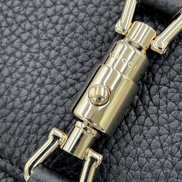 グッチ チェーンウォレット ジャッキー 1961 レザー 652681 GUCCI 財布 黒