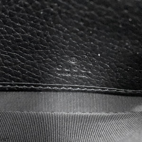グッチ チェーンウォレット ジャッキー 1961 レザー 652681 GUCCI 財布 黒
