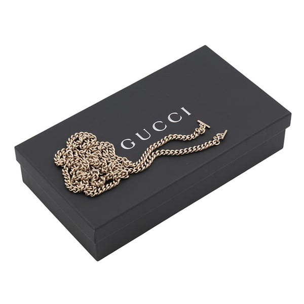 グッチ チェーンウォレット ジャッキー 1961 レザー 652681 GUCCI 財布 黒
