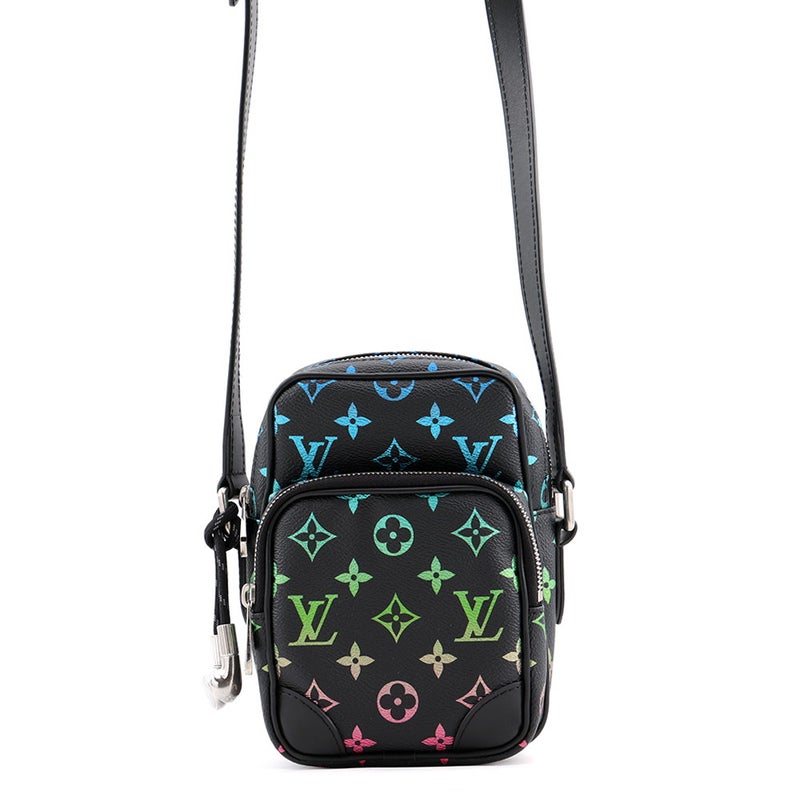 ルイヴィトン ショルダーバッグ モノグラム・イリデッセント アマゾン M13898 LOUIS VUITTON ブラック 黒