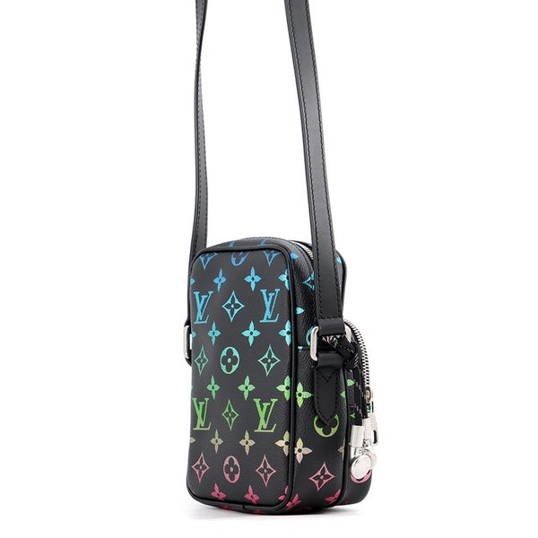 ルイヴィトン ショルダーバッグ モノグラム・イリデッセント アマゾン M13898 LOUIS VUITTON ブラック 黒