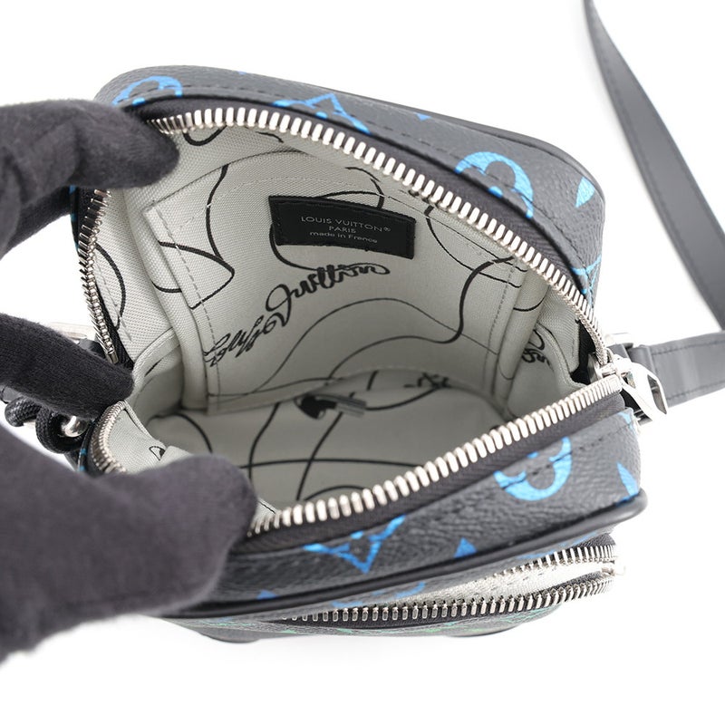 ルイヴィトン ショルダーバッグ モノグラム・イリデッセント アマゾン M13898 LOUIS VUITTON ブラック 黒