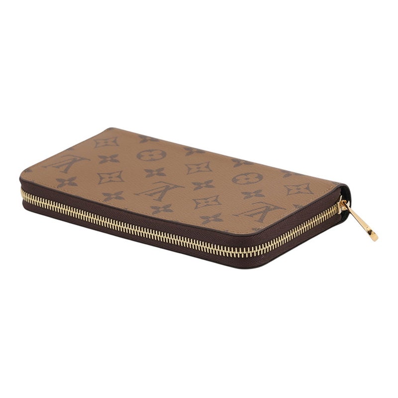 ルイヴィトン 長財布 モノグラム・リバース ジッピー・ウォレット M82444 LOUIS VUITTON ブラック 黒