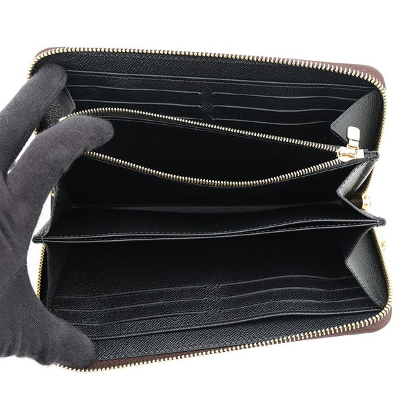 ルイヴィトン 長財布 モノグラム・リバース ジッピー・ウォレット M82444 LOUIS VUITTON ブラック 黒