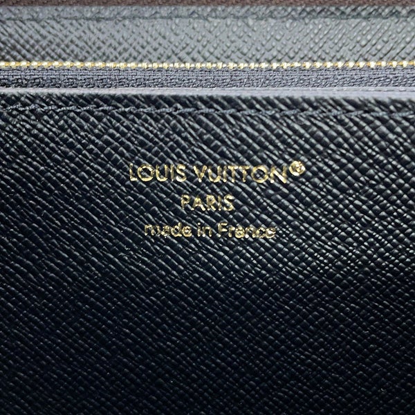ルイヴィトン 長財布 モノグラム・リバース ジッピー・ウォレット M82444 LOUIS VUITTON ブラック 黒