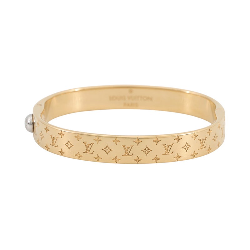 ルイヴィトン バングル モノグラム・パターン カフ・ナノグラム サイズM M00252 LOUIS VUITTON アクセサリー ブレスレット