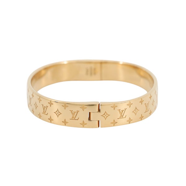ルイヴィトン バングル モノグラム・パターン カフ・ナノグラム サイズM M00252 LOUIS VUITTON アクセサリー ブレスレット