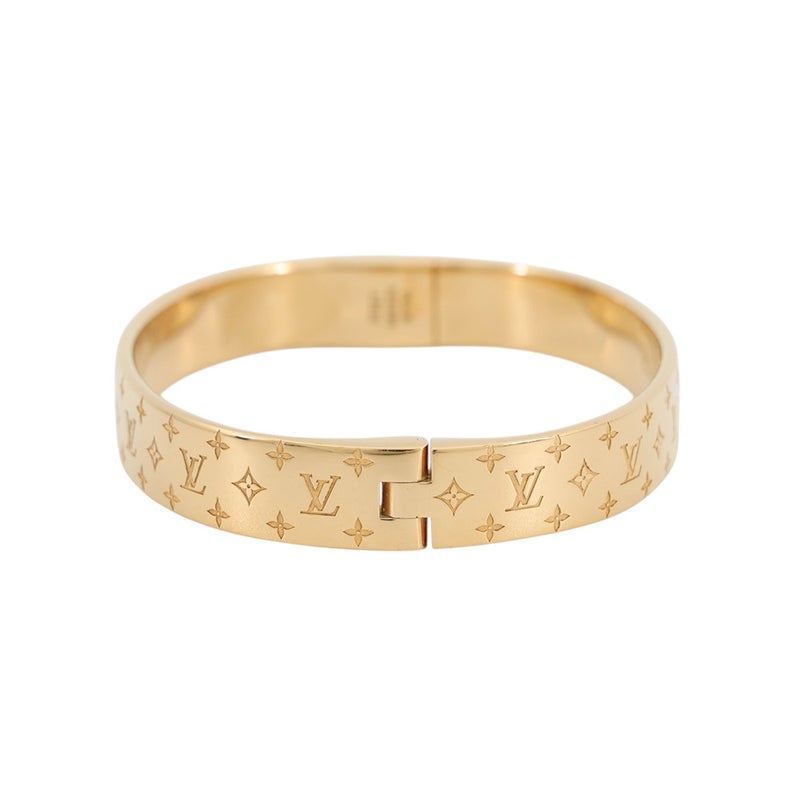 ルイヴィトン バングル モノグラム・パターン カフ・ナノグラム サイズM M00252 LOUIS VUITTON アクセサリー ブレスレット