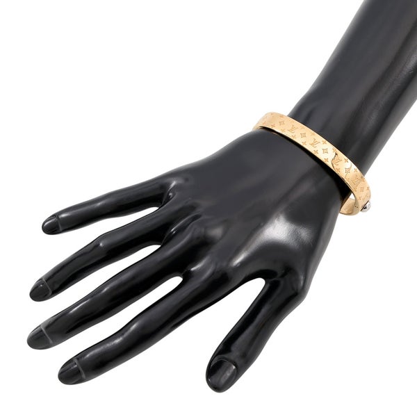 ルイヴィトン バングル モノグラム・パターン カフ・ナノグラム サイズM M00252 LOUIS VUITTON アクセサリー ブレスレット